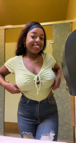 ebony teen tits gif