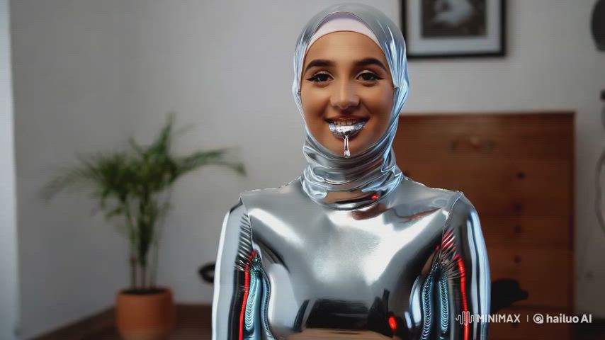 latex muslim spandex gif