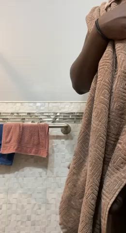 BBC Big Dick Shower Tease gif