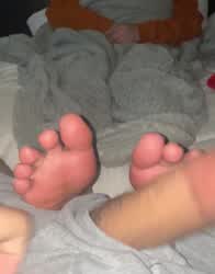 Big Dick Footjob Soles gif