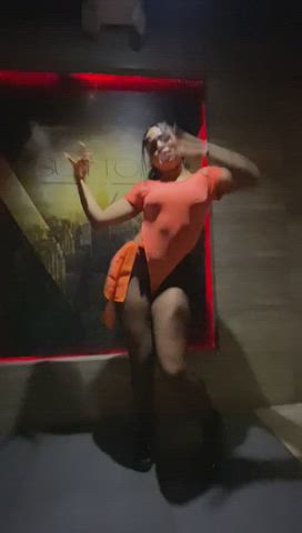 big ass big tits dancing ebony twerking gif