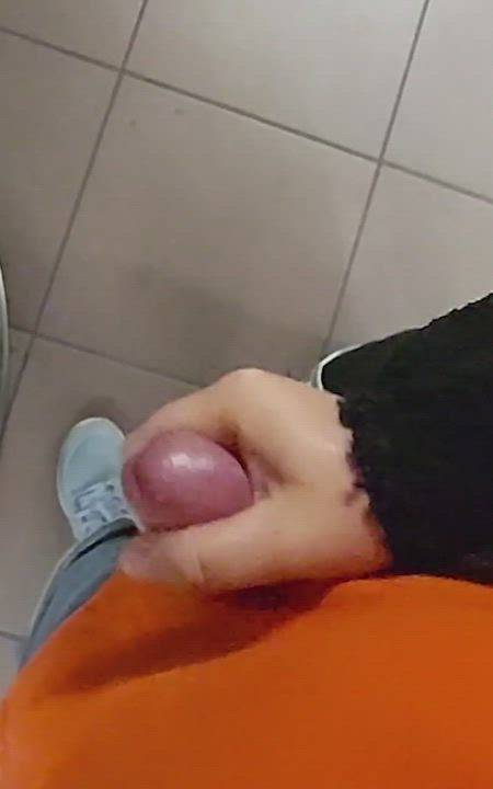 Public handjob in the train station