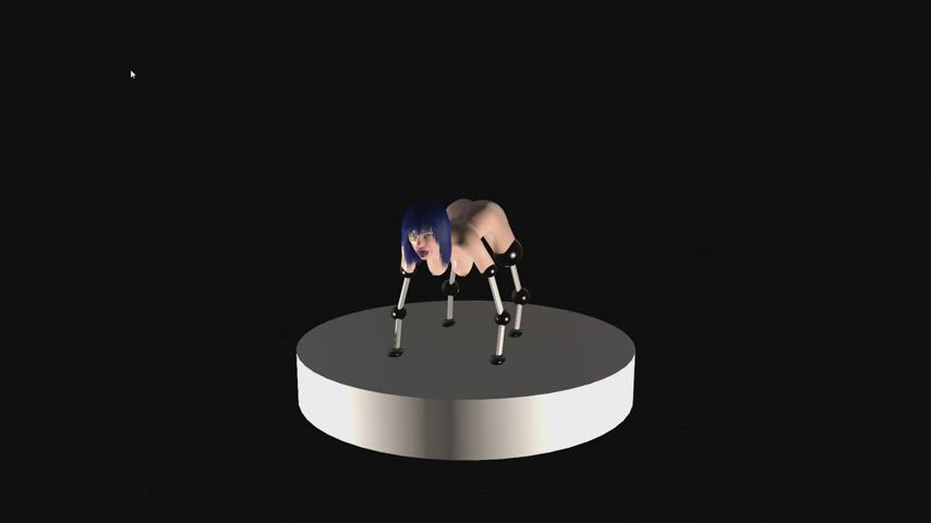 3D Animation Doll gif