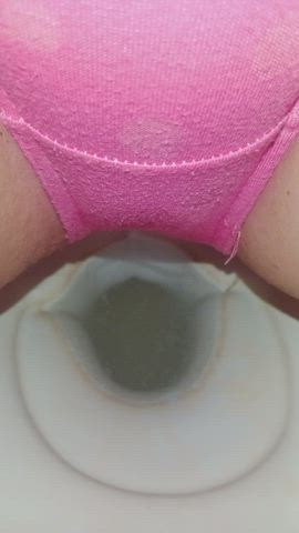 piss pissing slave gif