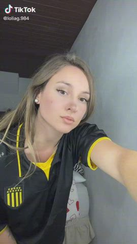 Blonde Teen TikTok gif