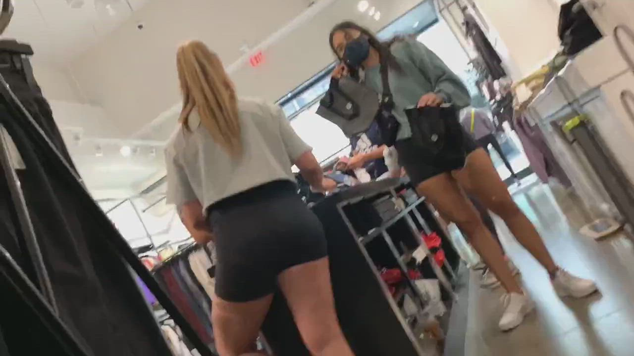 Ass Candid Spandex gif