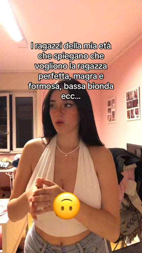 big tits italian teen gif