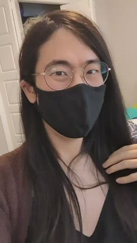 asian cute glasses korean onlyfans sfw gif