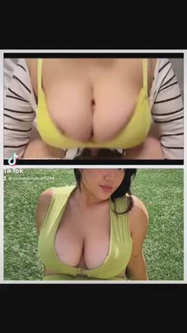 asian pmv split screen porn titty fuck gif