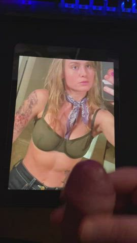 brie larson celebrity cum tribute gif