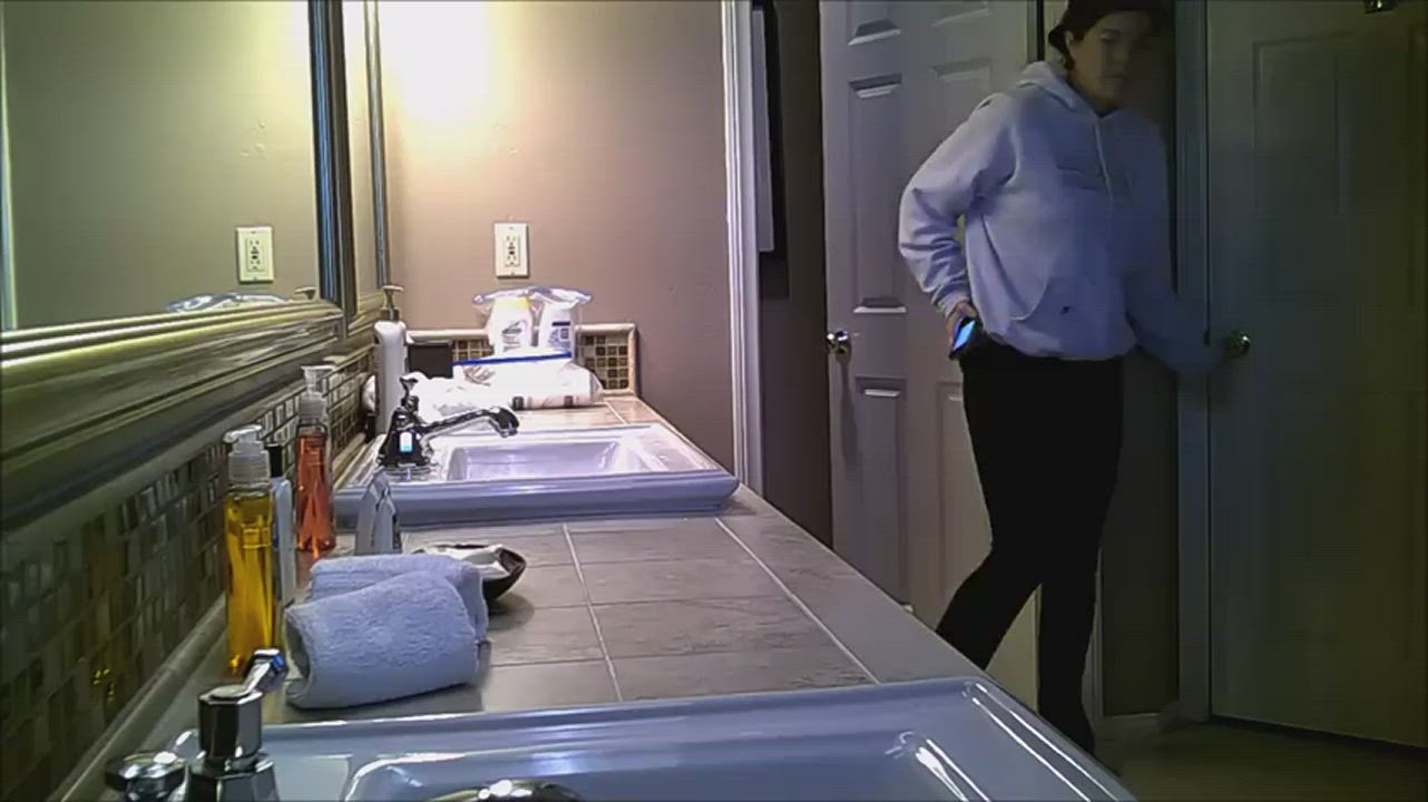 Family Hidden Cam Shower gif