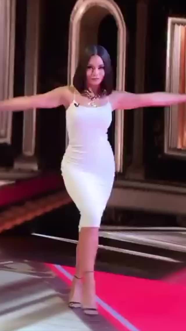Vanessa Hudgens MTV GOATs White Dress Domme