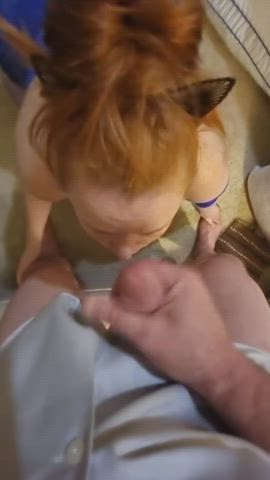 Cum Cumshot Facial Redhead gif