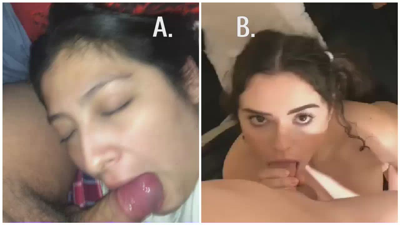 Both these girls can deepthroat! Which is your favorite ? Let their cucks know in