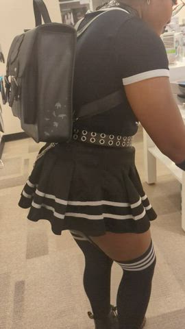 I love to wear my mini skirts in public...