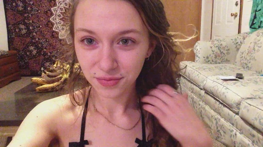 brunette cute teen gif