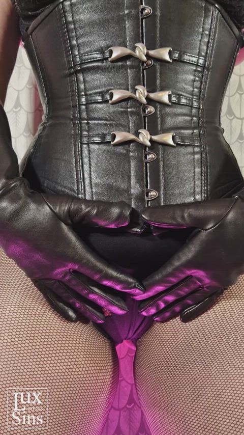 corset domina dominant domination dominatrix femdom leather gif