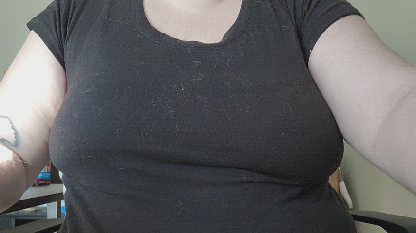 bbw big tits boobs nsfw natural tits thick tits gif