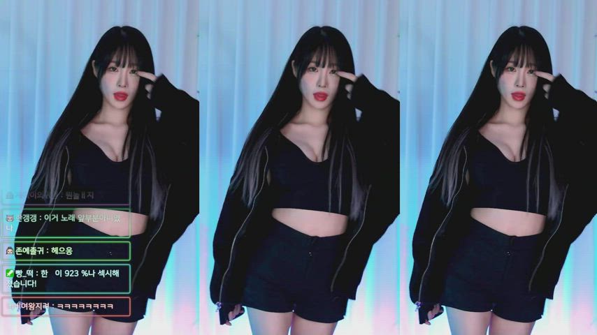 asian big tits dancing korean gif