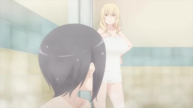 GIF Ayaka Towel Reveal