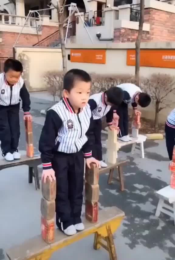 Young Chinese Gymnasts