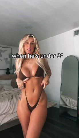 amateur ass big tits bikini blonde gif