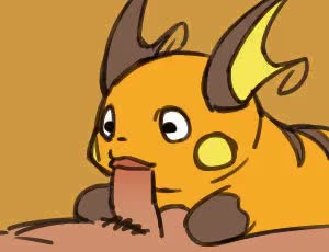 Raichu sucking D