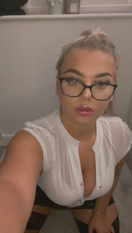 boobs british tease teasing tits gif