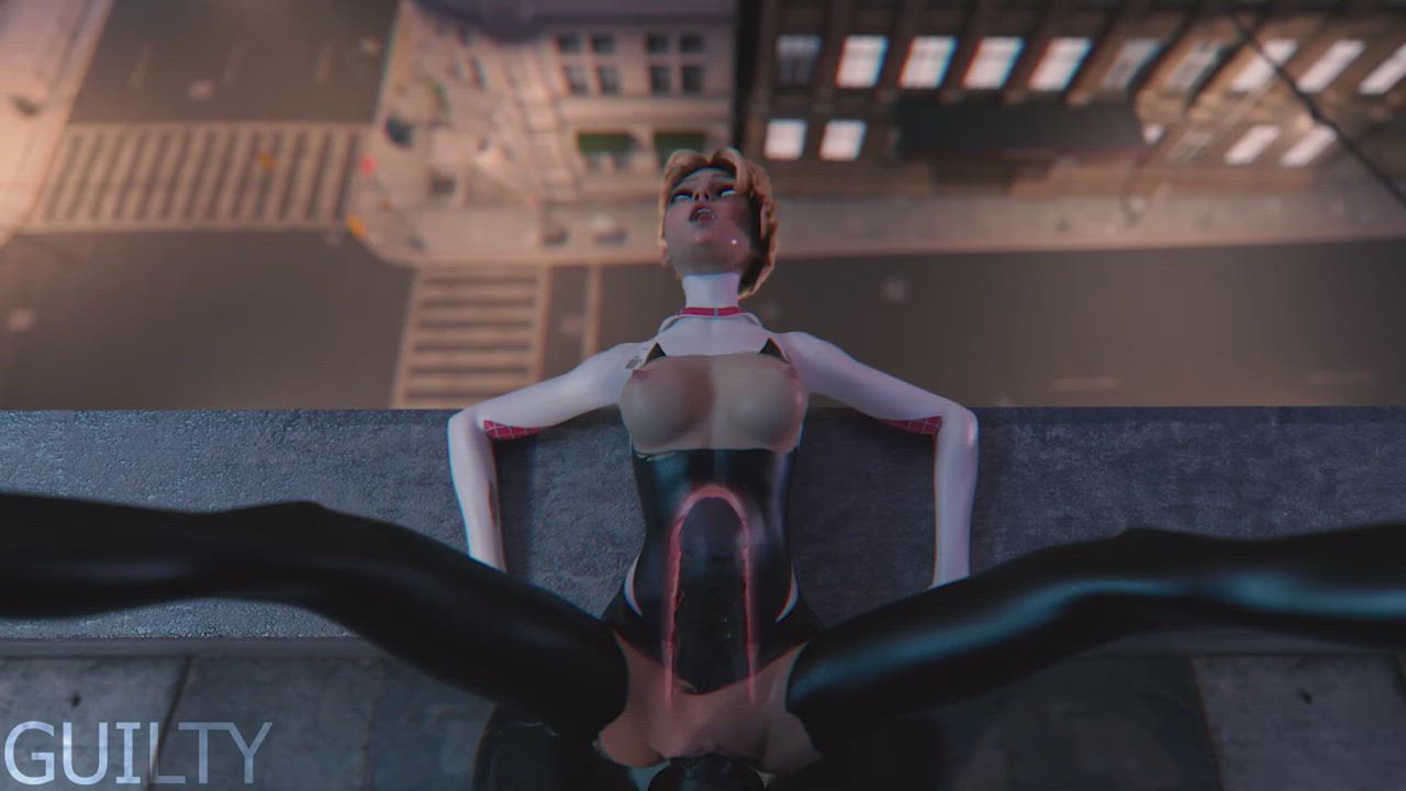 3D Cum Gwen gif