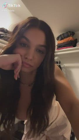 Cute Nipslip TikTok gif