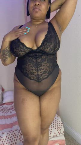 amateur bbw big tits ebony hotwife lingerie natural tits onlyfans thick tits gif