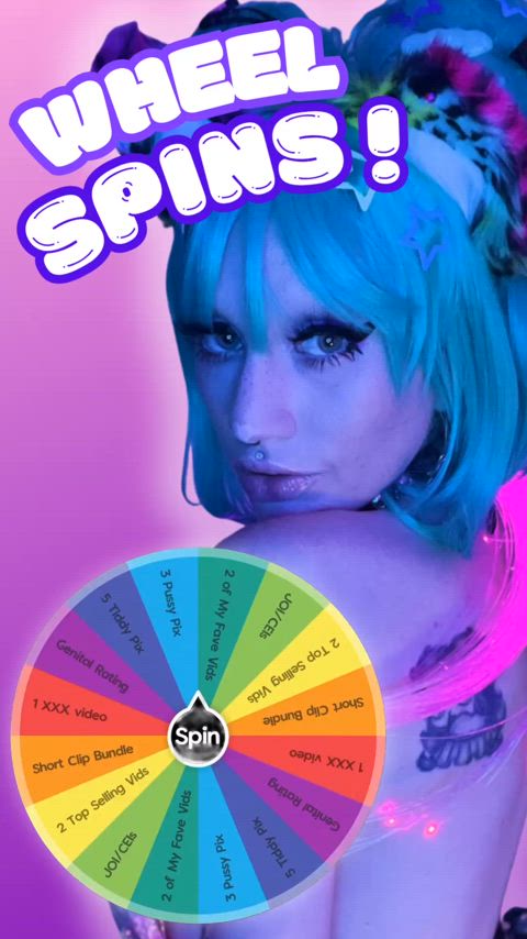 Get a taste of Milk with my Wheel Spin on my free sub OF or my Fnsly~