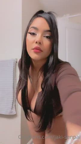 Big Tits Latina Solo gif