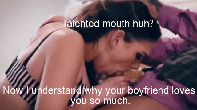 Blowjob Caption Girlfriend gif