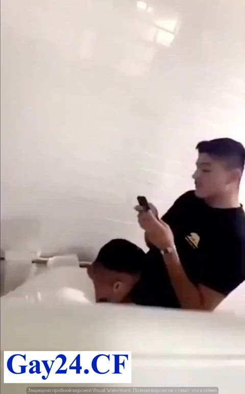 blowjob gay hidden cam hidden camera spy spy cam sucking toilet gif