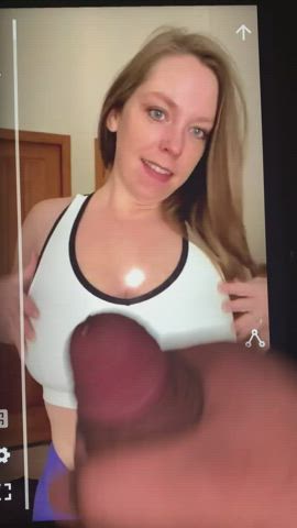 Big Ass Big Dick Big Tits Jerk Off MILF Tit Worship Tits Titty Drop gif