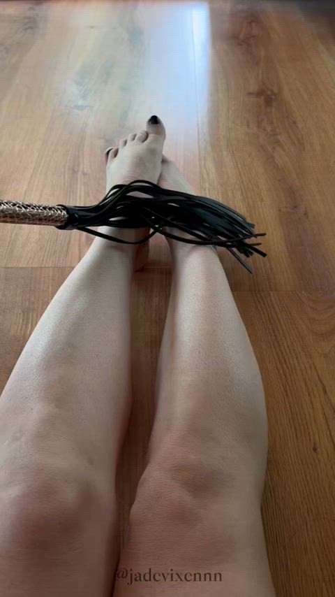 feet fetish flogging legs tease whipping real-bdsm gif