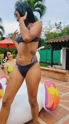 Bikini Spreading TikTok gif