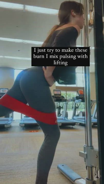 Celebrity Spandex Workout gif