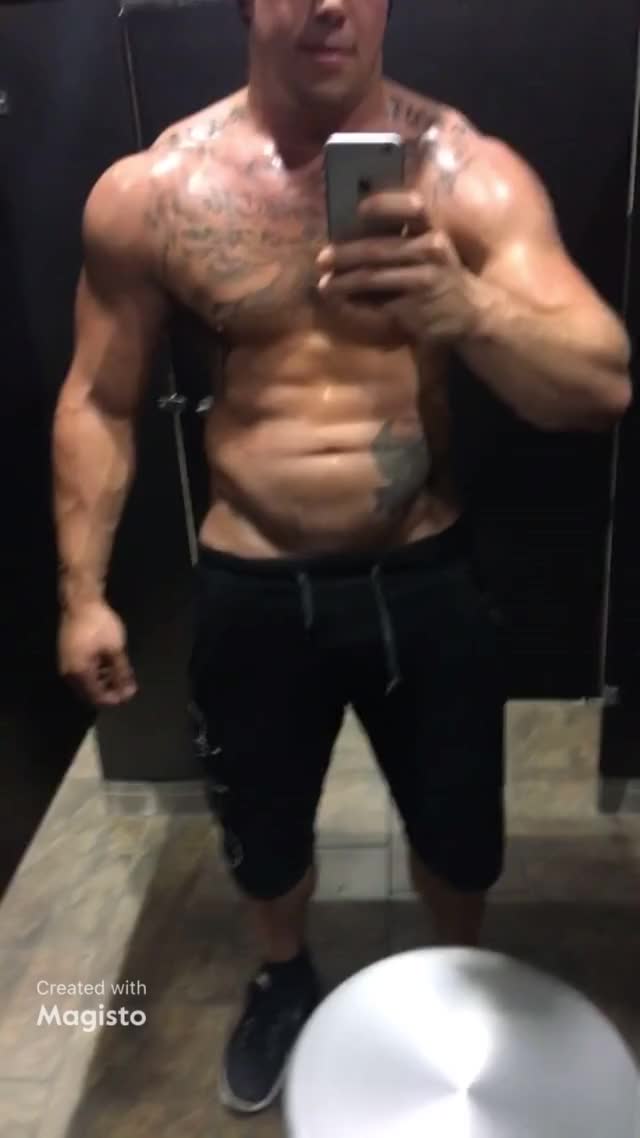 Muscle and cock worship