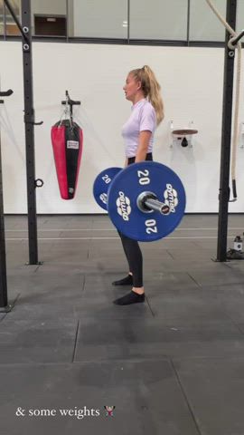 blonde legs workout gif