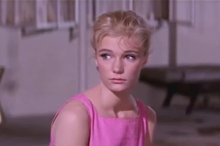 blonde cute vintage gif