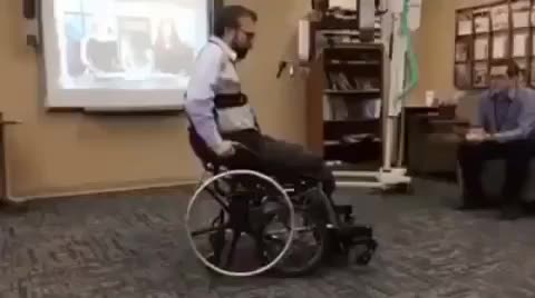 Wheelchair that lets you stand up • • •