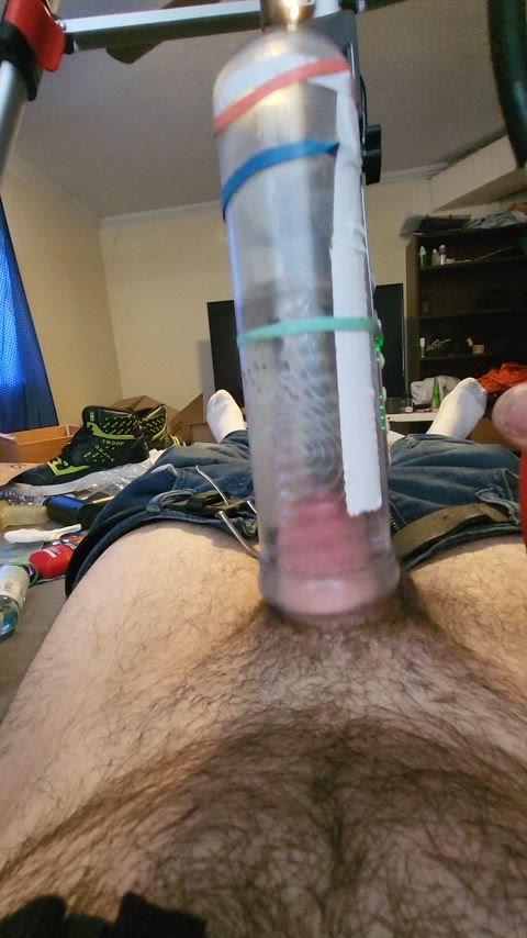 big dick glass toy homemade sex toy toy toys beat-it-up masturbation gif