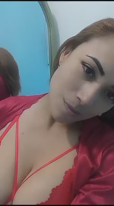 amateur boobs camgirl latina lingerie milf sensual tits webcam gif