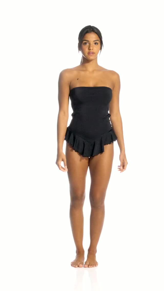 Coco Rave Solid Audrey Bandeau Swimdress