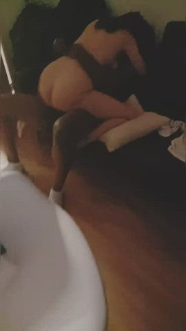 I love riding my Bull's cock while making my husband record 😍♠️