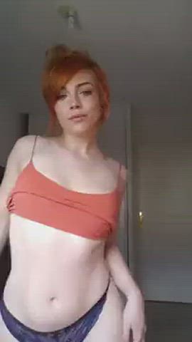 big ass dancing redhead gif