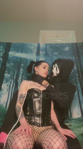 alt alternative amateur choke choking goth hardcore onlyfans teen gif