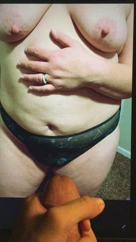 BBW Compilation Cumshot Tribute gif